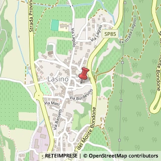 Mappa Via Montello,  10, 38076 Lasino, Trento (Trentino-Alto Adige)