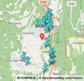 Mappa Località Prada, 25044 Capo di Ponte BS, Italia (0.8565)