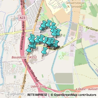 Mappa Via della Croce, 33030 Campoformido UD, Italia (0.23704)