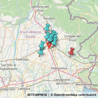 Mappa Via della Croce, 33030 Campoformido UD, Italia (6.52583)