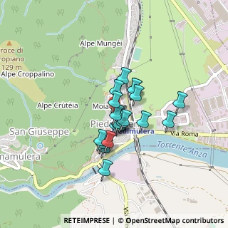 Mappa Via Aldo Moro, 28885 Piedimulera VB, Italia (0.285)