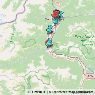 Mappa Via Aldo Moro, 28885 Piedimulera VB, Italia (8.28)