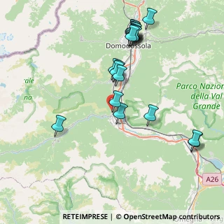Mappa Via Aldo Moro, 28885 Piedimulera VB, Italia (8.5095)