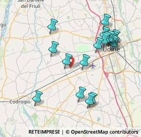 Mappa Via Trieste, 33031 Basiliano UD, Italia (8.25526)