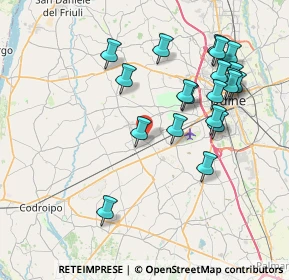 Mappa Via Trieste, 33031 Basiliano UD, Italia (7.837)