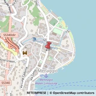 Mappa Via Annetta e Celestino Lusardi, 43, 22017 Menaggio, Como (Lombardia)