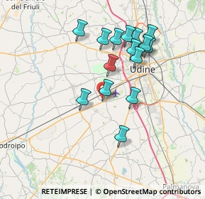 Mappa Via Soreville, 33030 Campoformido UD, Italia (6.77933)