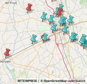 Mappa Via Soreville, 33030 Campoformido UD, Italia (9.483)