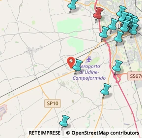 Mappa Via Soreville, 33030 Campoformido UD, Italia (6.13)