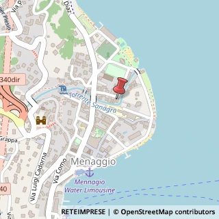 Mappa Via Guglielmo Marconi, 14, 22017 Menaggio, Como (Lombardia)