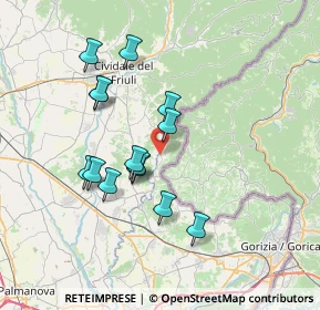 Mappa Contrada Bernardis, 34070 Dolegna del Collio GO, Italia (6.35857)