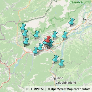 Mappa Via Sanguinazzi, 32032 Feltre BL, Italia (5.39529)