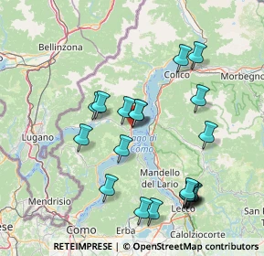 Mappa 22017 Menaggio CO, Italia (15.5535)