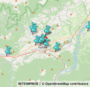 Mappa 32032 Feltre BL, Italia (3.175)