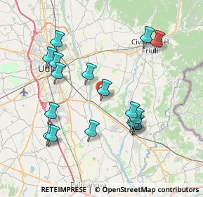 Mappa Via Cecotti, 33042 Buttrio UD, Italia (7.69294)