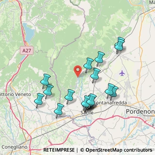 Mappa Via Santissima, 33070 Caneva PN, Italia (7.65778)