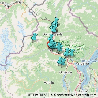 Mappa Via lungo anza, 28885 Piedimulera VB, Italia (10.0695)