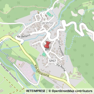 Mappa Via Roma, 18, 23837 Taceno, Lecco (Lombardia)
