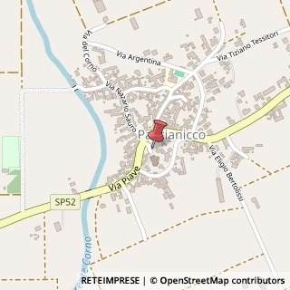 Mappa Piazza Cortina, 5, 33036 Mereto di Tomba, Udine (Friuli-Venezia Giulia)