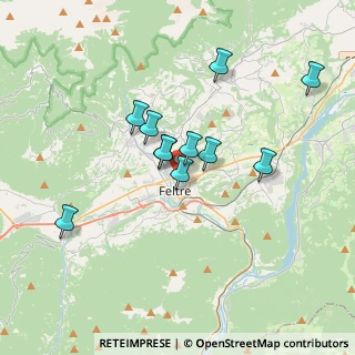 Mappa Feltre-Ospedale, 32032 Feltre BL, Italia (2.91091)