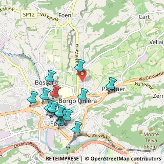 Mappa Via Traversere, 32032 Feltre BL, Italia (1.07412)