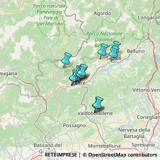 Mappa Via Traversere, 32032 Feltre BL, Italia (8.63077)