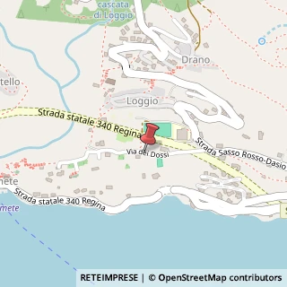 Mappa Via dei dossi 17, 22010 Valsolda, Como (Lombardia)