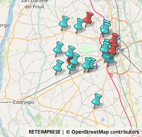 Mappa Via San Leonardo, 33031 Basiliano UD, Italia (6.553)