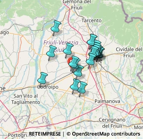 Mappa Via San Leonardo, 33031 Basiliano UD, Italia (9.612)