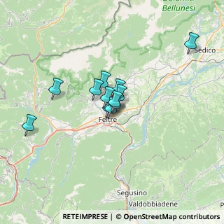 Mappa Via Gaspara Stampa, 32032 Feltre BL, Italia (4.2625)