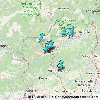 Mappa Via Gaspara Stampa, 32032 Feltre BL, Italia (8.65538)