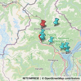 Mappa Localita' Cartiera, 28885 Piedimulera VB, Italia (11.93833)