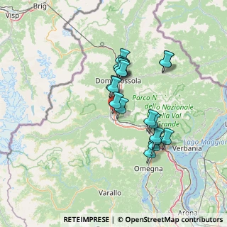 Mappa Localita' Cartiera, 28885 Piedimulera VB, Italia (11.71053)