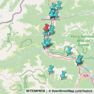 Mappa Localita' Cartiera, 28885 Piedimulera VB, Italia (8.402)