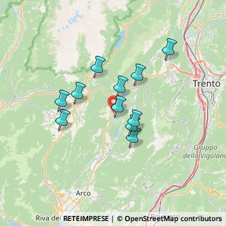Mappa Viale Daino, 38074 Pietramurata TN, Italia (5.64545)