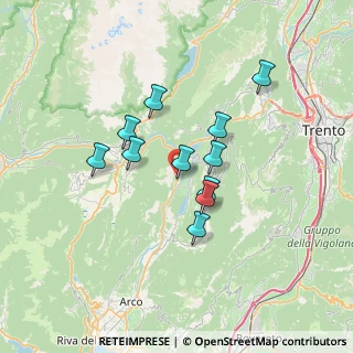 Mappa Via Collungo, 38074 Pietramurata TN, Italia (5.39091)
