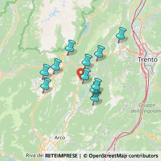 Mappa Via Collungo, 38074 Pietramurata TN, Italia (5.65)