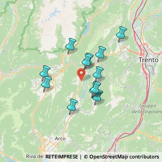 Mappa Via Collungo, 38074 Pietramurata TN, Italia (5.75833)