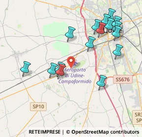 Mappa 33030 Campoformido UD, Italia (4.305)