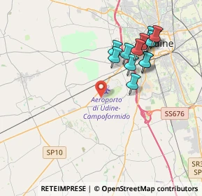 Mappa 33030 Campoformido UD, Italia (3.75231)