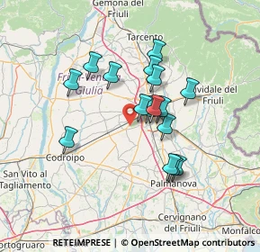 Mappa 33030 Campoformido UD, Italia (11.24188)