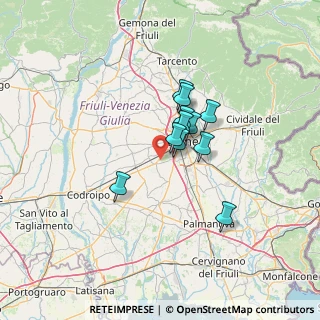 Mappa 33030 Campoformido UD, Italia (8.86182)