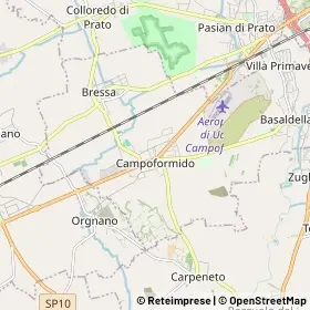 Mappa Campoformido