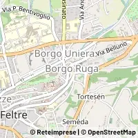 Mapa Feltre