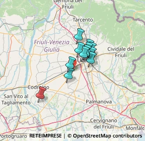 Mappa Via Francesco Baracca, 33030 Campoformido UD, Italia (7.92833)