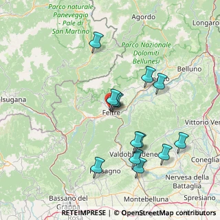 Mappa V.le Sanguinazzi, 32032 Feltre BL, Italia (14.74615)
