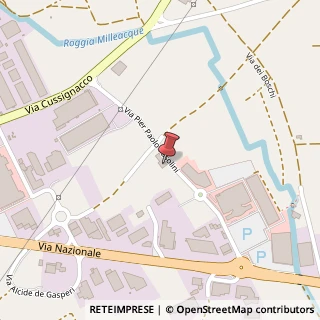 Mappa Via Pier Paolo Pasolini, 33040 Località Produttiva UD, Italia, 33040 Pradamano, Udine (Friuli-Venezia Giulia)