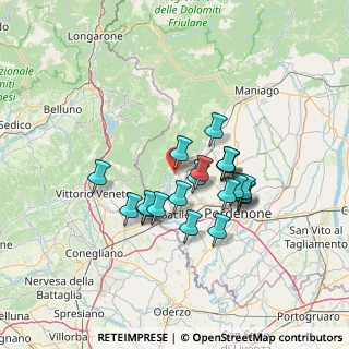 Mappa Loc. Colle San Floriano, 33070 Polcenigo PN, Italia (10.9095)