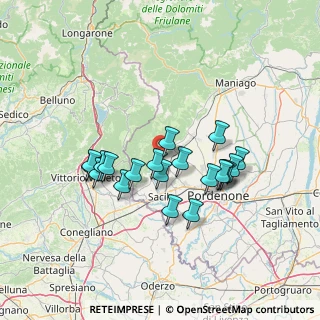 Mappa Localita' Colle San Floriano, 33070 Polcenigo PN, Italia (12.0915)