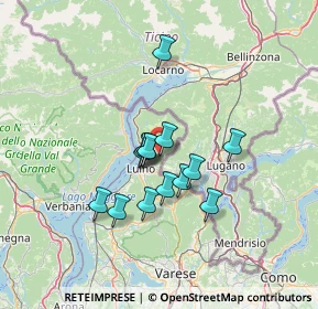 Mappa Via Fiume, 21010 Dumenza VA, Italia (9.995)